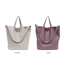 Load image into Gallery viewer, Vegan Leather Casual Fashion Tote Handbags